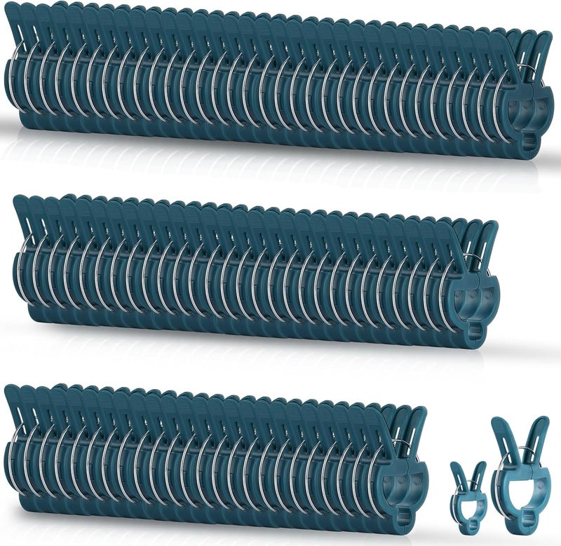 PERSZEN Plant Support Clips, 120 PCS Gentle Flower Plant Clamps for Supporting Vine Climbing Plants, Gardening Lever Loop Gripper Clips Help Stems Vines Grow Straight Upright, 2 Sizes in one Pack - Image 1